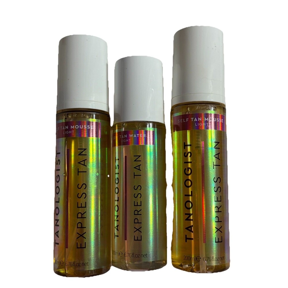 Tanologist Express Tan Bundle Light 2 Mousse 1 Water Self Tanner 200ml